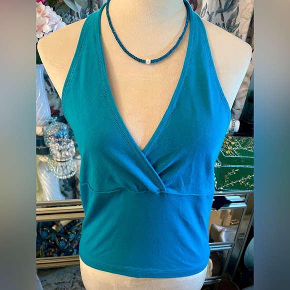 Anthropologie Tops - NWT Anthropologie Pilcro Turquoise, Cotton, Halter Top. Super Cute! Medium